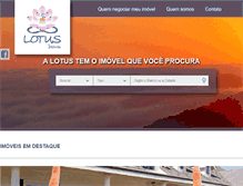 Tablet Screenshot of lotusimoveisatibaia.com.br